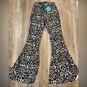 Cheetah Bell Bottoms - Size 6